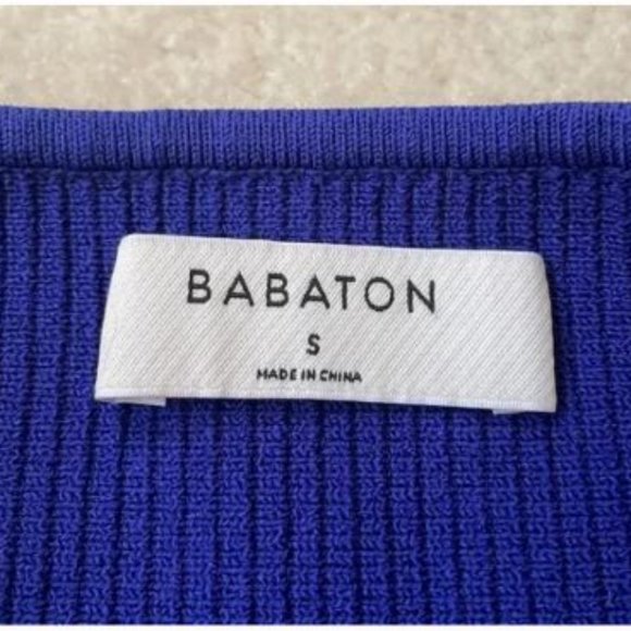 Babaton Cobalt Sculpt Knit Tube Top - Picture 4 of 9